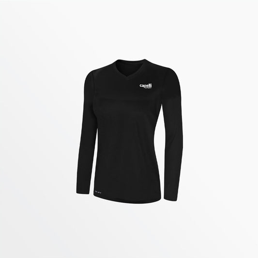 Capelli Sport - Women's V-Neck Long Sleeve Poly Tee