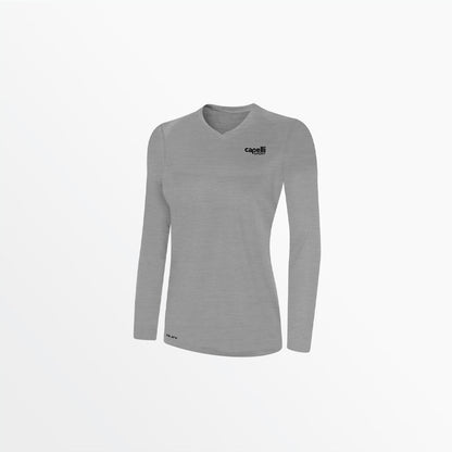 Capelli Sport - Women's V-Neck Long Sleeve Poly Tee