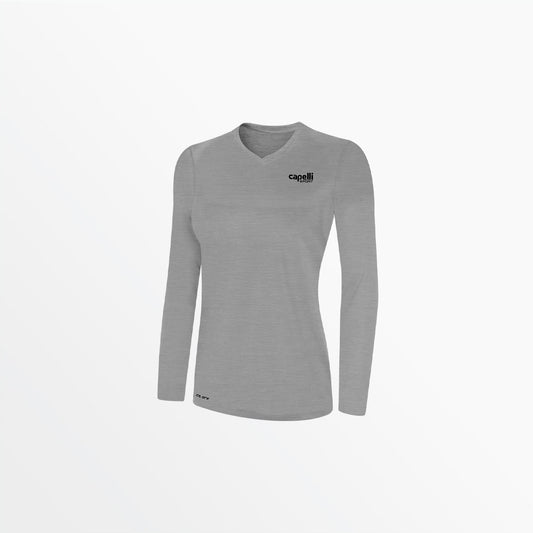 Capelli Sport - Women's V-Neck Long Sleeve Poly Tee