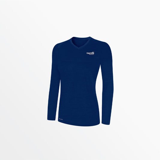 Capelli Sport - Women's V-Neck Long Sleeve Poly Tee