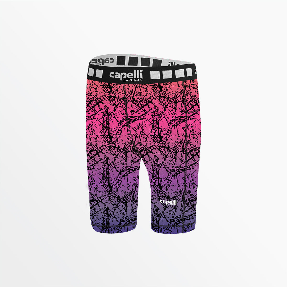 Capelli Sport - Women's Distressed Ombre Biker Shorts